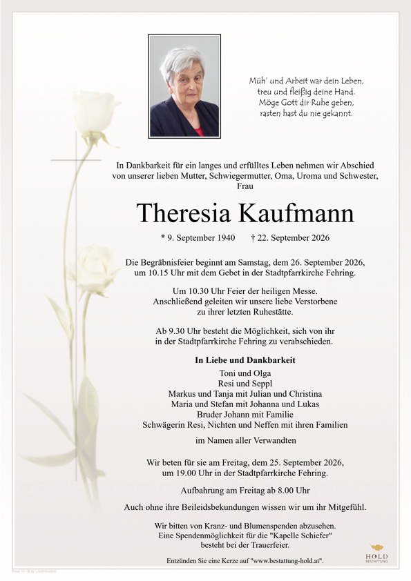 Parte Theresia Kaufmann